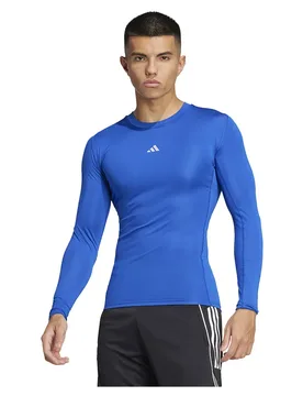T-shirt à Manches Longues Techfit Team Royal Blue M - Adidas - FashionsVida