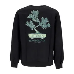 Felpa Girocollo Uomo Bonsigh Crewneck Black