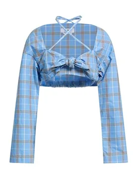 MSGM Top Damen Azurblau 34 Damen - Msgm - FashionsVida