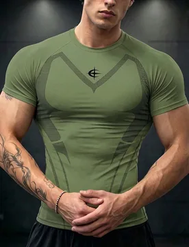 Camiseta de hombre con bloques de color, casual, versátil, para uso diario, viajes y deportes, gimnasio XXL - Shein - FashionsVida