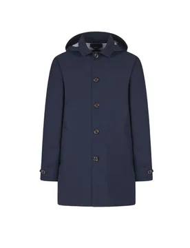 Grin12 Benjamin Coat Capp. 90010 Blue Black D42020M - Save the Duck - FashionsVida