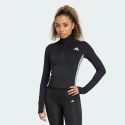 Giacca da allenamento Essentials Zip Through 3 Stripes XL Black / White