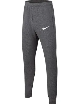 Pantalon Park Fleece Charcoal Heathr / White / White 10-12 Années Garçon - Nike - FashionsVida