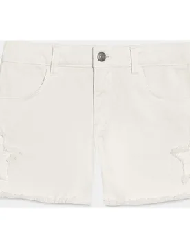 Short denim de mujer con estrellas bordadas - Noon - FashionsVida