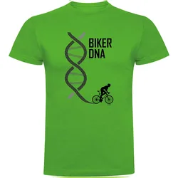 Maglietta A Maniche Corte Biker Dna Green