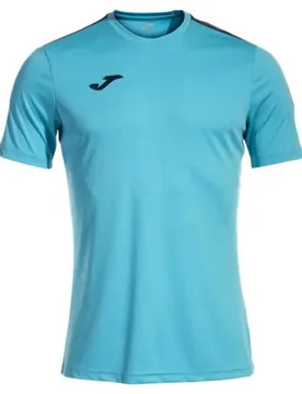 T-shirt à Manches Courtes Eco Essential Fluor Turquoise / Navy 3XL - Joma - FashionsVida