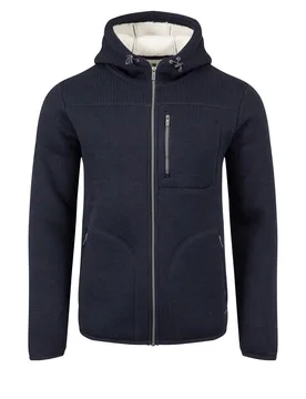 Weird Fish Torpoint Faux Sherling Bonded Full Zip Fleece Hoodie Size XL - men men all-mens men fleeces new-arrivals all-fleece sale all-sale sale mens - Midnight - FashionsVida