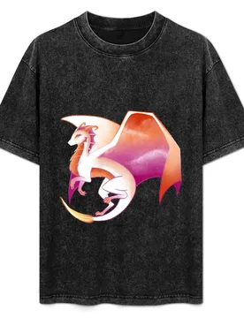 Lesbian Pride Dragon T-Shirt Lightweight Cooling Short Sleeve Tee - Aliexpress - FashionsVida