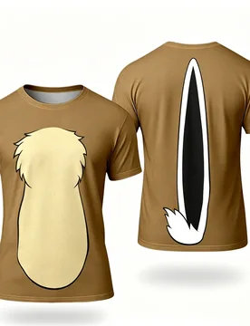 Halloween Cute Squirrel Funny Cosplay Costume Kids Cartoon 3D Print Short-Sleeve T-Shirt For Summer Parties & Daily Wear Tees - Aliexpress - FashionsVida