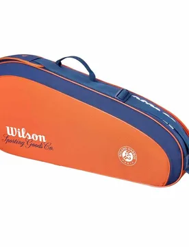 Roland Garros 2026 Team 3pk Racket Bag Clay / Navy One Size - Wilson - FashionsVida