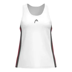 Club 25 Tech Sleeveless T-shirt Red / White S