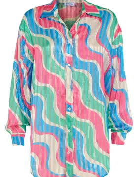 Synesthesia Silk Shirt - XS - Paolita London - FashionsVida