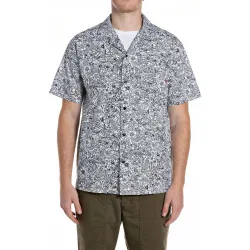 Camisa de hombre de manga corta estampada