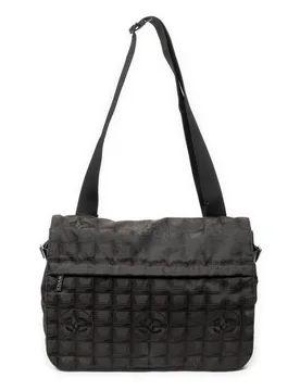 Pre-Owned Womens New Travel Line Flap Messenger Shoulder Bag - Brown - One Size - Chanel - FashionsVida