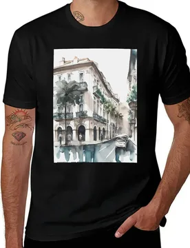 SAN SEBASTIAN: Oh San Sebastian!: A poem on watercolor T-Shirt Retro Graphic Print T-Shirt - Aliexpress - FashionsVida