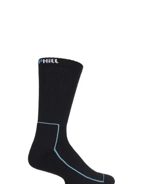 Pair Black Made in Finland Hiking Socks Unisex 5.5-8 Unisex - - Black - Size: 5.5-8 Unisex - UpHill Sport - FashionsVida