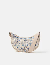 Embroidered Sling Shoulder Bag Multi female