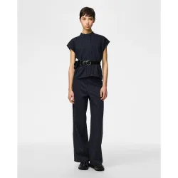Pieces - Pantalón recto de mujer