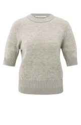 Strickpuover mit Rippdetais femae