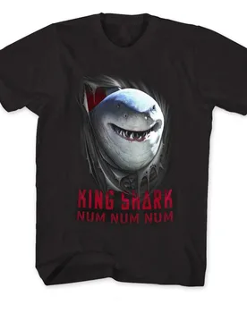 Creative Design King Shark NUM NUM 3D Printed T-Shirt. Summer Cotton O-Neck Short Sleeve Mens T Shirt New S-3XL - Aliexpress - FashionsVida