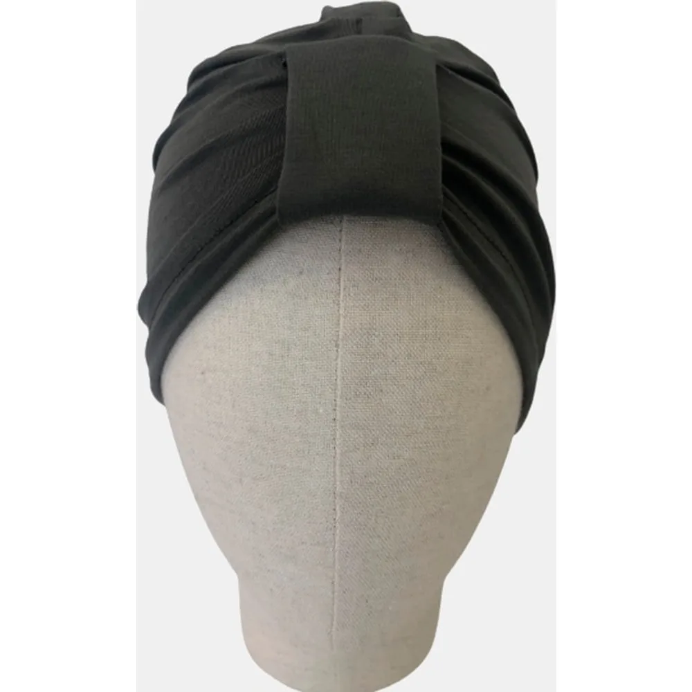 Turbante de algodón en verde - Belle Turban - FashionsVida