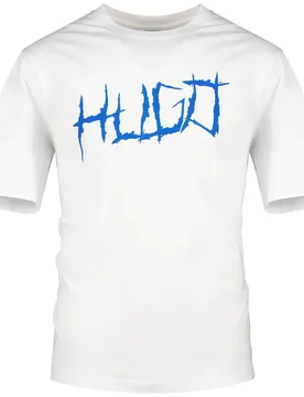 Hugo Maglietta A Maniche Corte Namerix 10258299 Open White XL - Hugo Boss - FashionsVida