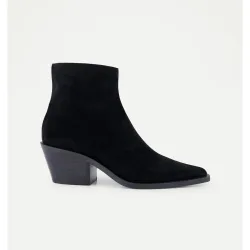 Bota de mujer tacón cowboy cremallera