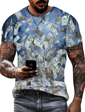 Christmas Rainbow Print Men's 3D Printed Short Sleeve T-Shirt - Smooth Worker Party Style - Aliexpress - FashionsVida