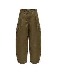 Pantalón Barrel Leg ONLTOVIA marrón claro M/L32