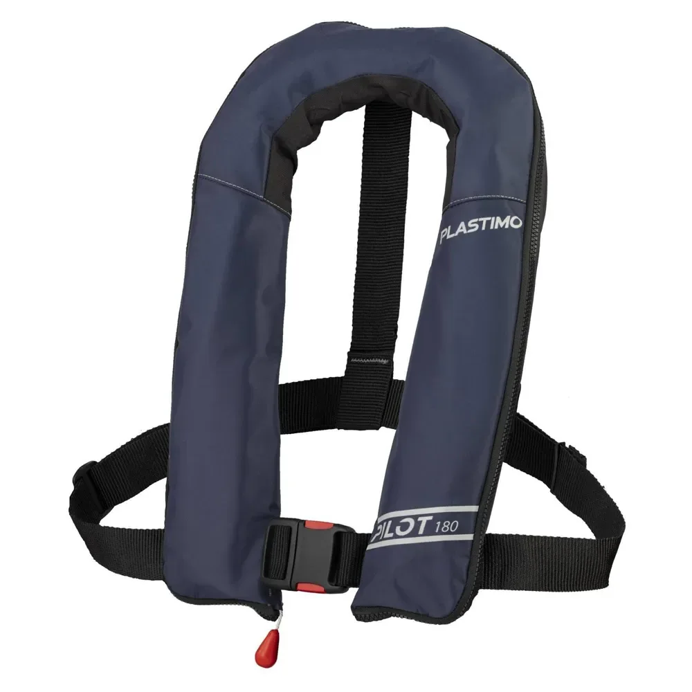 Pilot 180 Inflatable Life Jacket Navy One Size unisex - Plastimo - FashionsVida