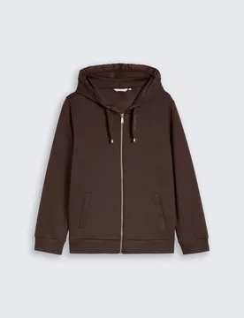 Sweatjacket with hood female - 46 - FashionsVida