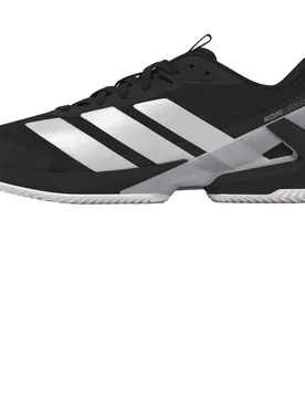 Adizero Ubersonic 5 Clay Shoes Core Black / Zero Met / Grey Two UK 6.5 - Adidas - FashionsVida