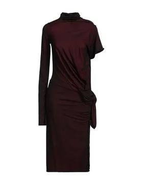 Midi-Kleid Damen Bordeaux 30,32,34,36,38 Damen - Maison Margiela - FashionsVida