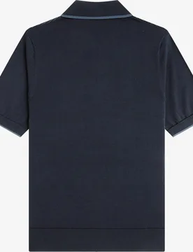 Jersey de hombre de punto gofre con cuello polo - Fred Perry - FashionsVida