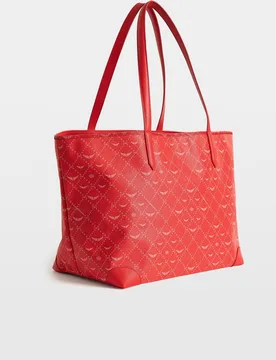 Zadig & Voltaire - Bolso shopper de lona con monograma tagueado y detalles de piel - Zadig & Voltaire - FashionsVida