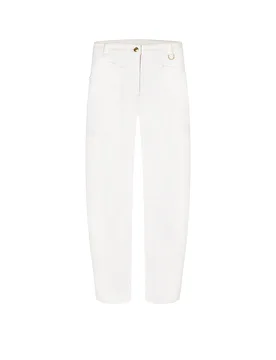 Hose Barrel Fit OCEAN creme 44/L28 damen - Cambio - FashionsVida