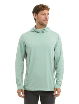 Exo Tech Uv Long Sleeve T-shirt Sage M Men - PELAGIC - FashionsVida