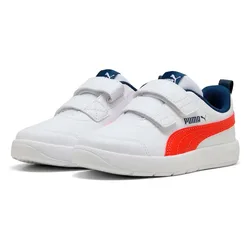 Sneaker Courtflex V3 V Ps White / Fierce Red / Persian Blue EU 32 1/2
