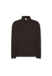 LS JACQUARD WOOL POLO male