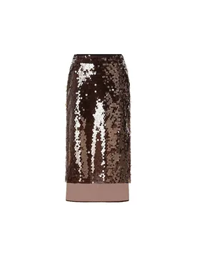Midirock olive 40 Damen - RICHROYAL - FashionsVida