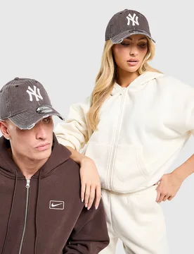 MLB New York Yankees Washed 9TWENTY Cap - Damen, Grau - female - Size: One Size - New era - FashionsVida