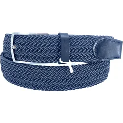 Gürtel Braided Two Tone, schwarz/grau 95_cm