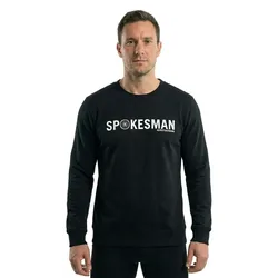 Felpa Con Cappuccio Spokesman Black