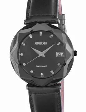 Womens : Crystal Women'Sblack Watch - Black - One Size - Jowissa - FashionsVida