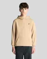 Kids' Loopback Cotton Hoodie in Yellow