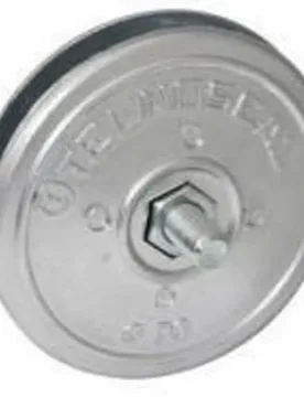 Double Disc Galvanized Rudder Anode Grey 130 mm unisex - Tecnoseal - FashionsVida