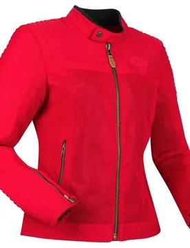 Giubbotto Moto Donna LADY DIKINSON Rosso taglia 36 - Segura - FashionsVida