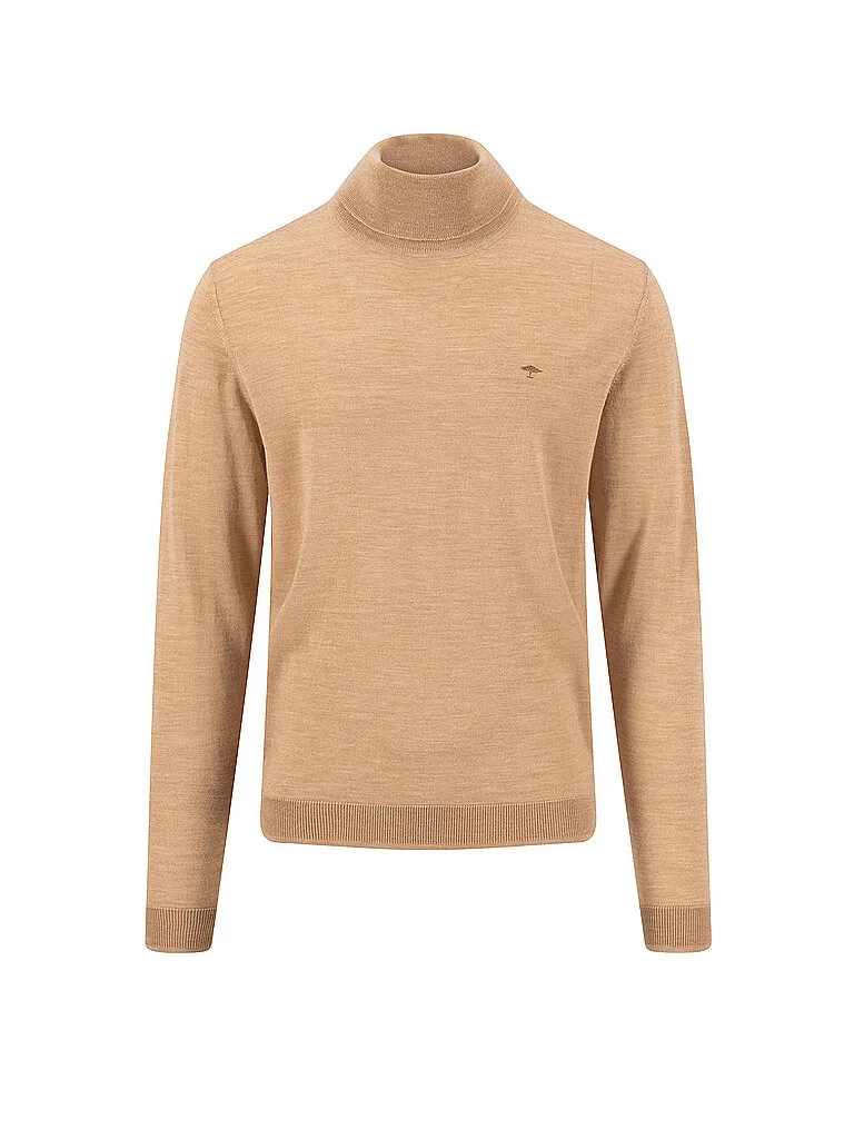 Rollkragenpullover beige XXL Herren - FYNCH-HATTON - FashionsVida