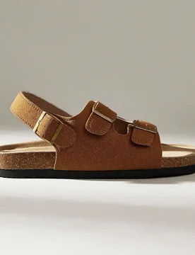 Sandalias casuales de moda con diseño de hebilla ajustable y suela gruesa para mujer EUR43 - Shein - FashionsVida