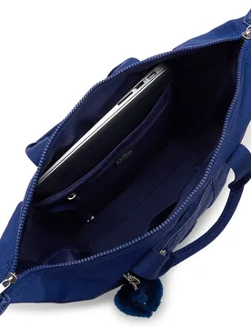 Mochila mediana de mujer con asa de mano y compartimento para portátil - Kipling - FashionsVida